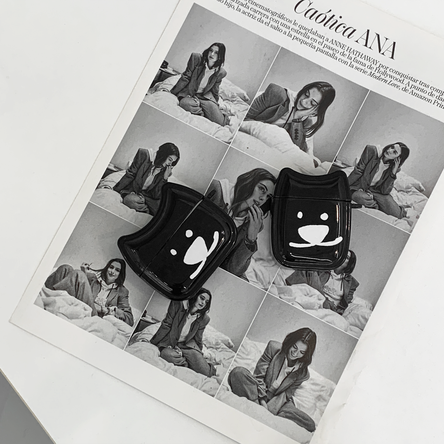 Mongdaeng Ggosoon Airpods case Black