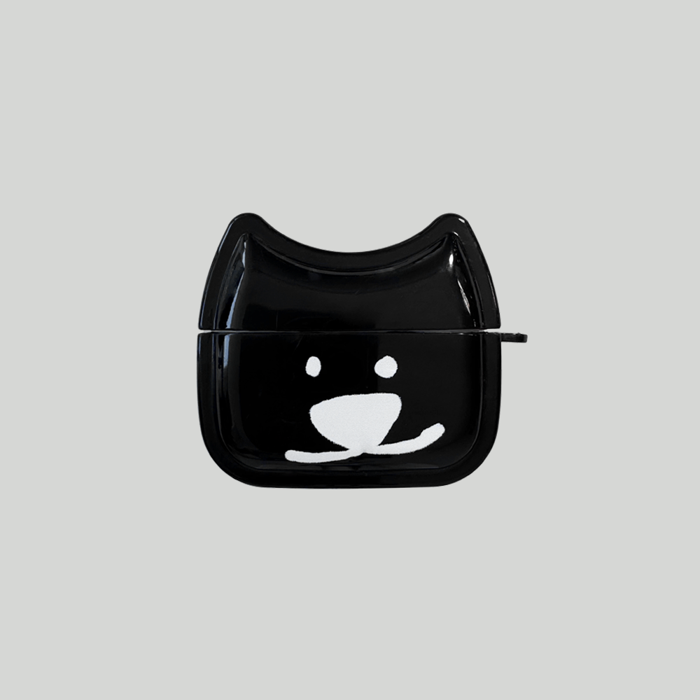 Mongdaeng Ggosoon Airpods case Black