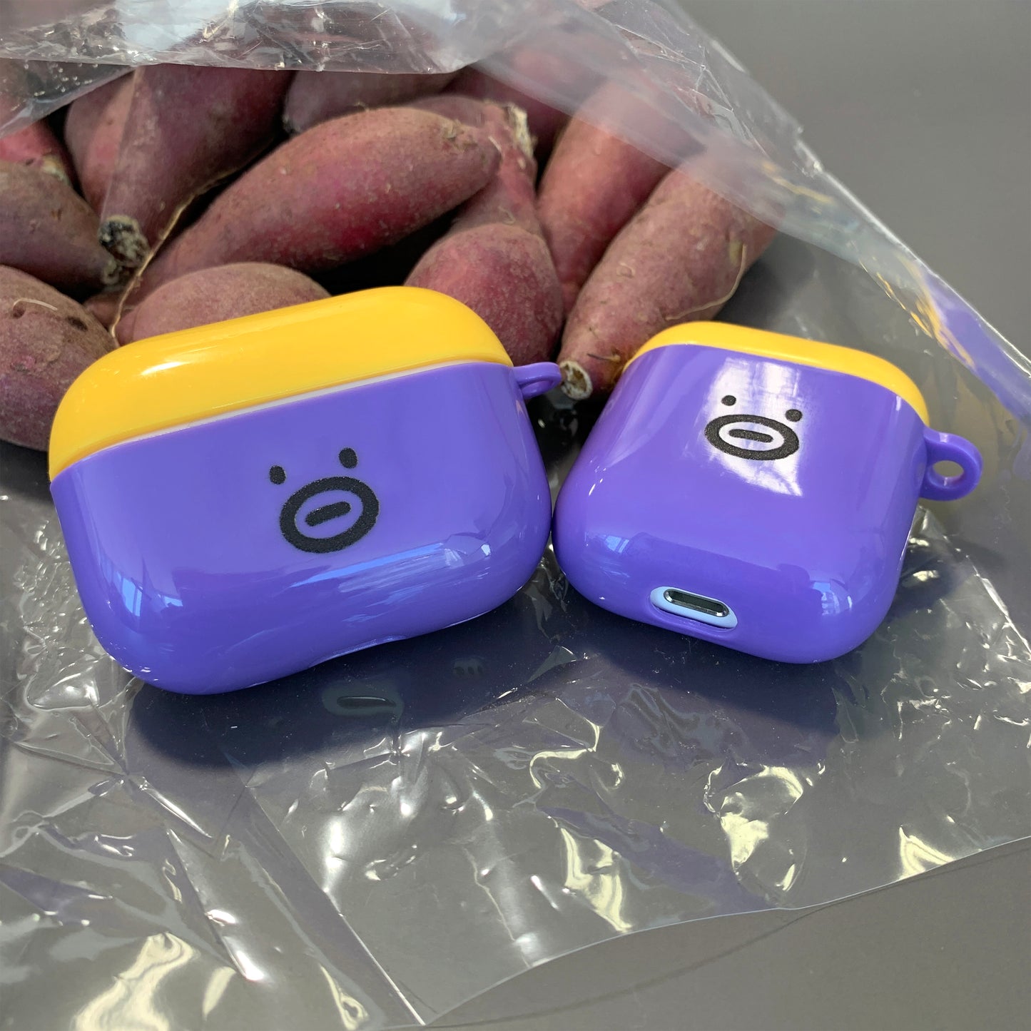 Mustache SweetPotato Airpods case
