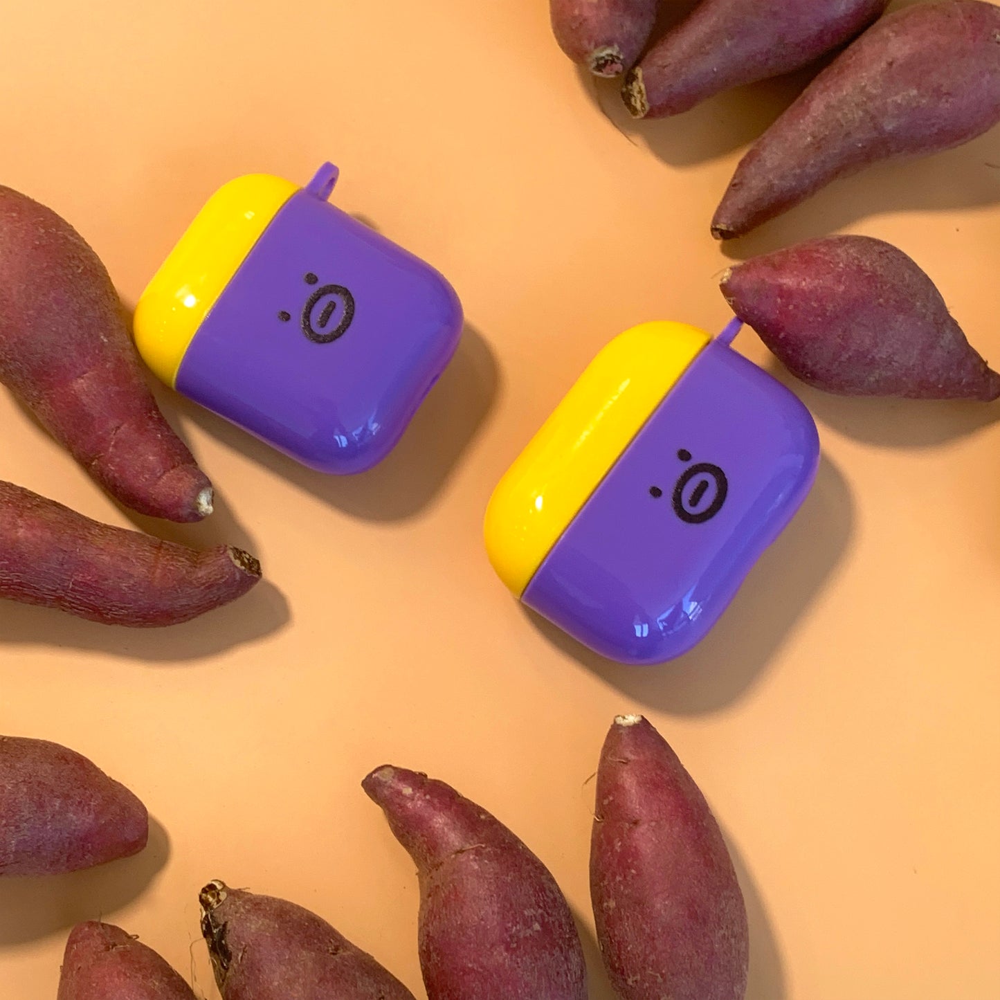 Mustache SweetPotato Airpods case