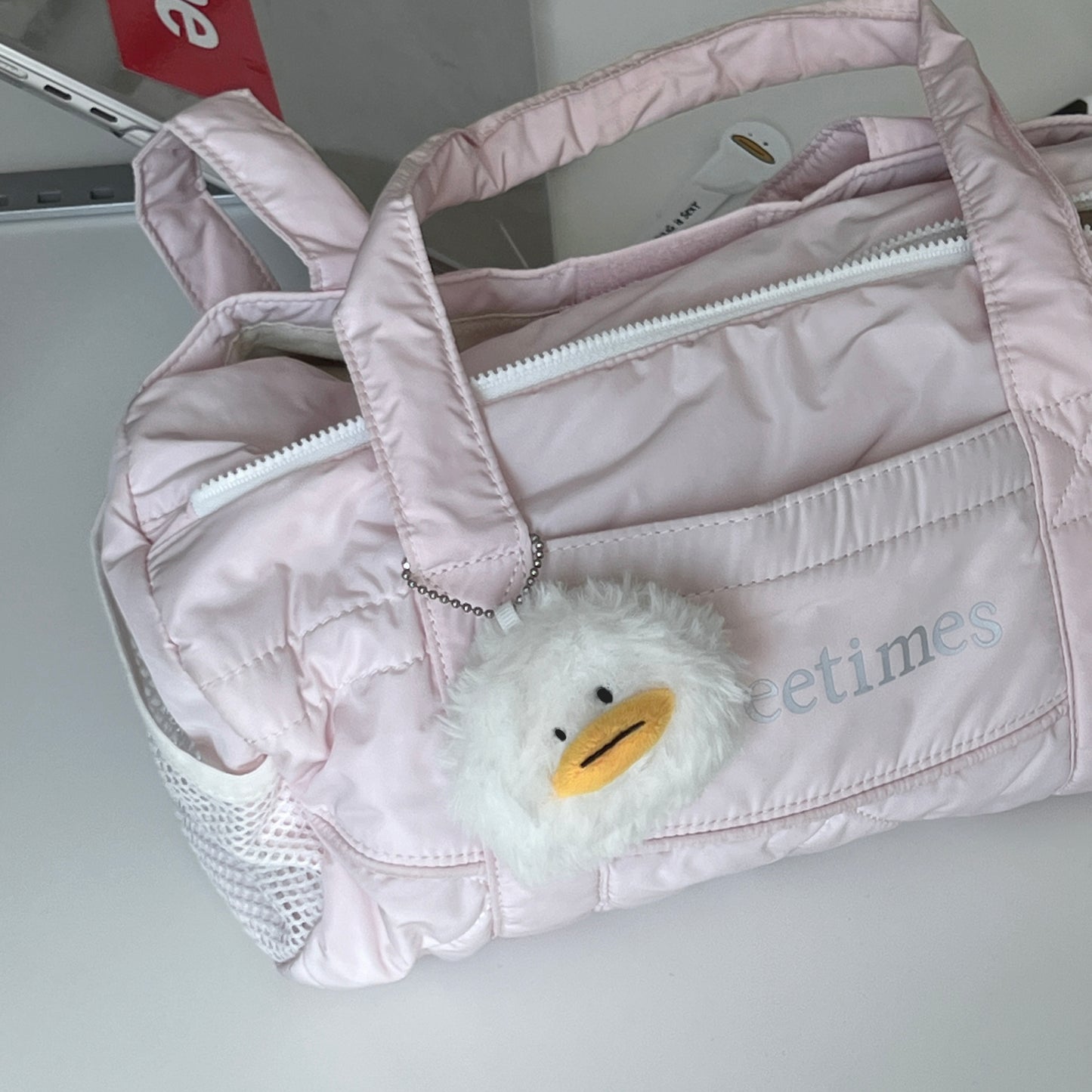 Mini Kimbbaduck face keyring