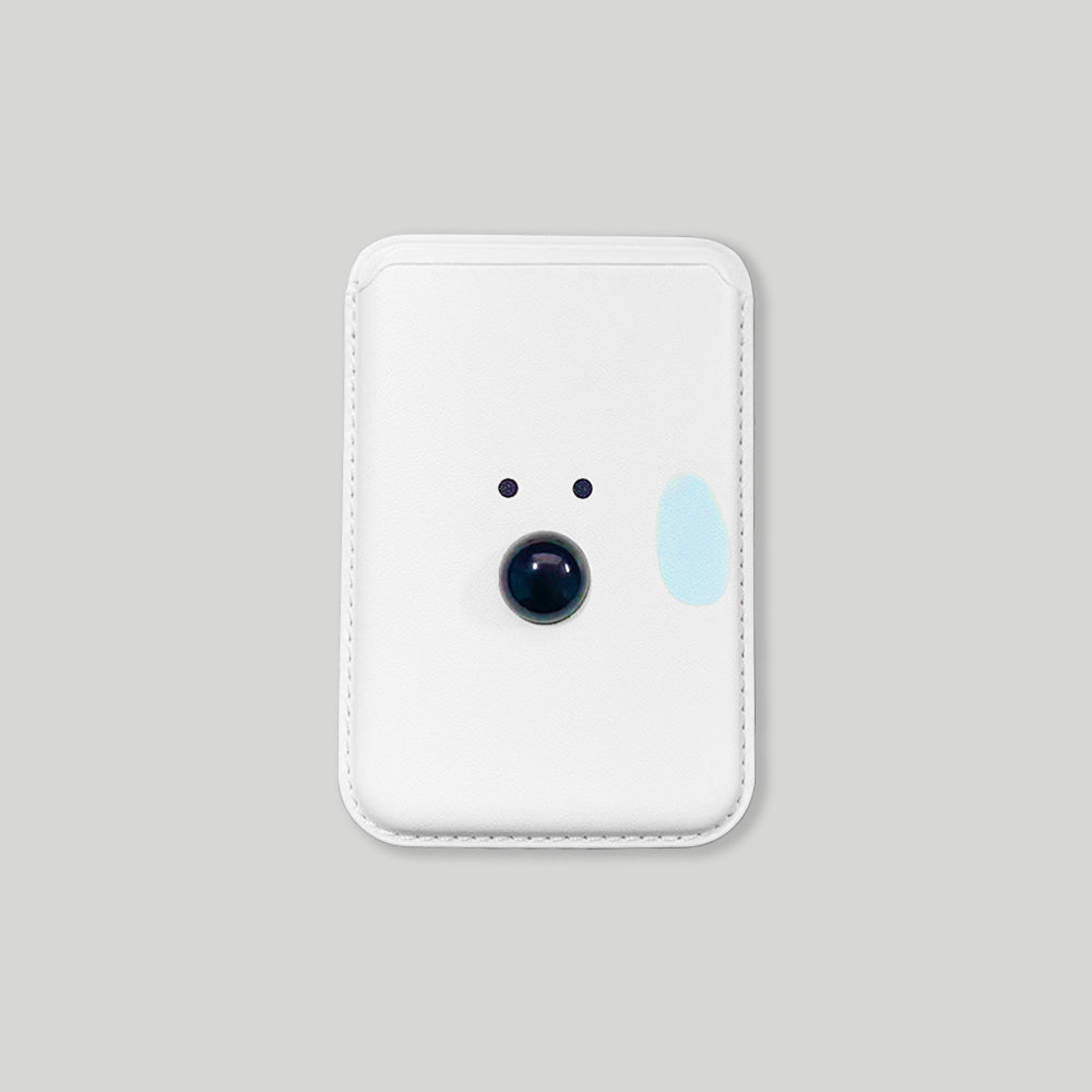 Mongdaeng Ggosun family magsafe card case Ggosunne MagSafe Card Case-White