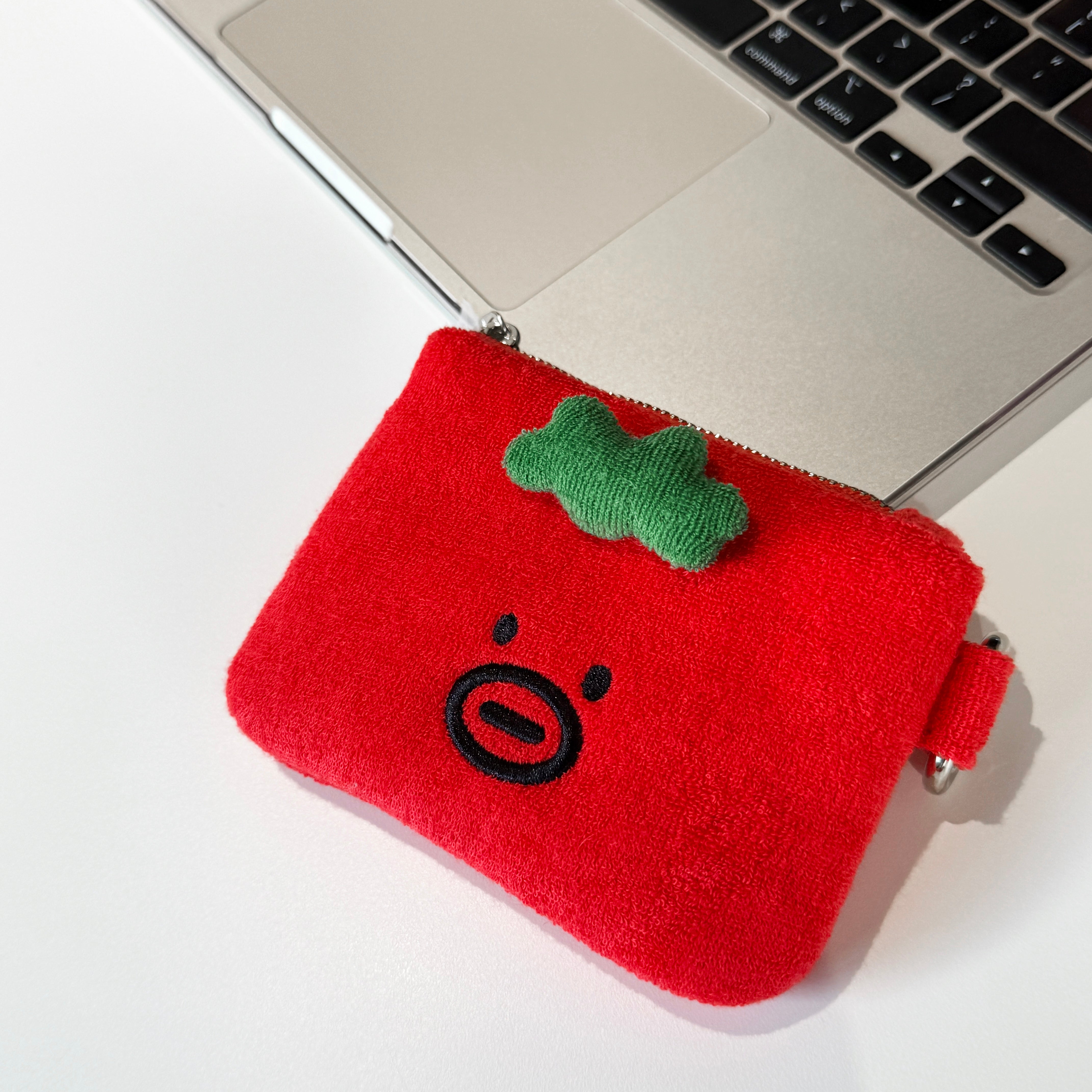 Mustache Red Tomathew mini Pouch