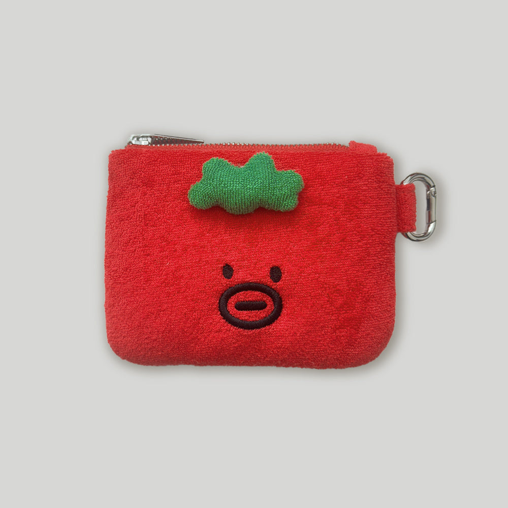 Mustache Red Tomathew mini Pouch