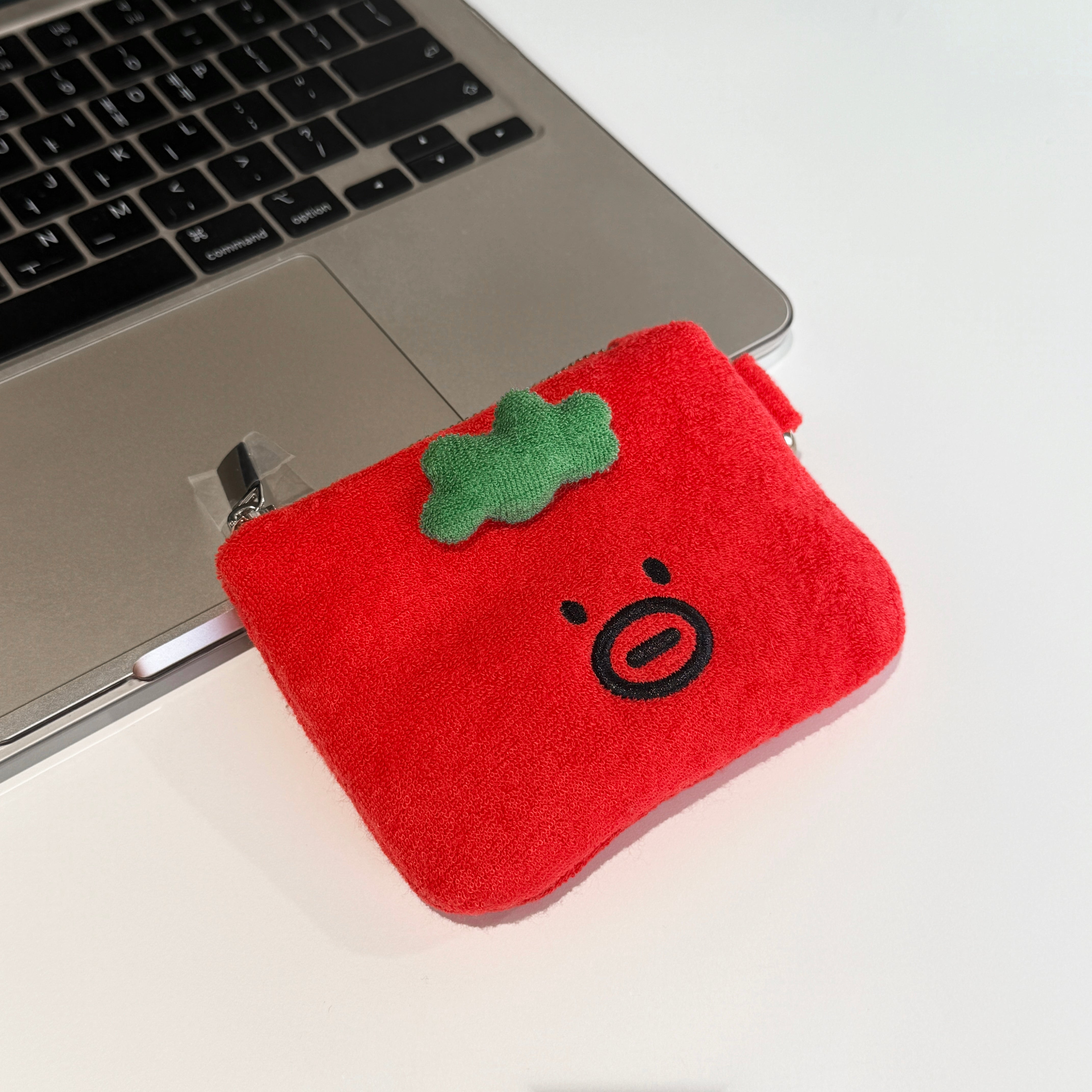 Mustache Red Tomathew mini Pouch