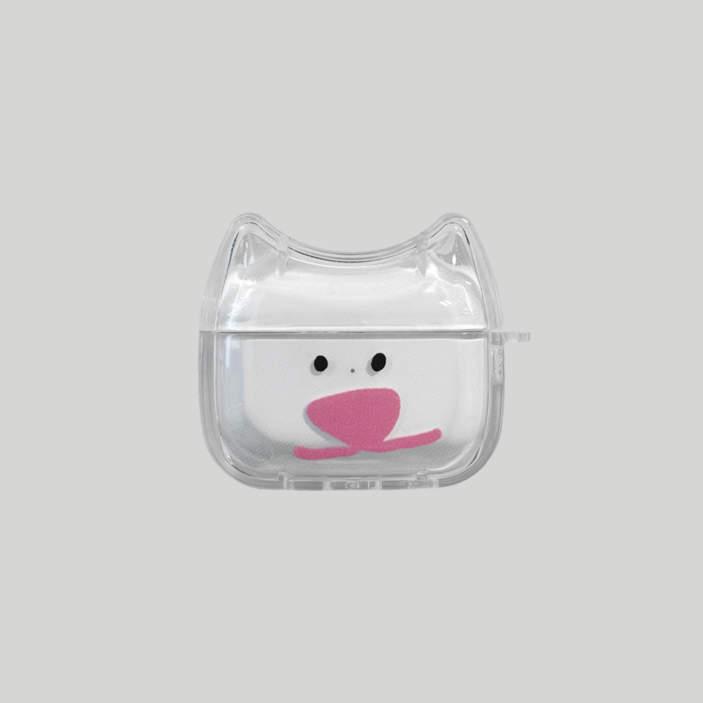Mongdaeng Ggosoon Airpods case pink